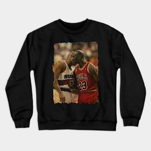 Charles Barkley #34 vs Michael Jordan #23 Crewneck Sweatshirt